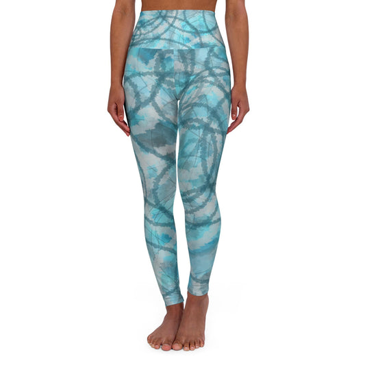 Trendy High Waisted Yoga Leggings - Perfect for Yoga, Fitness, Athleisure, Meditation, and Beach Outings